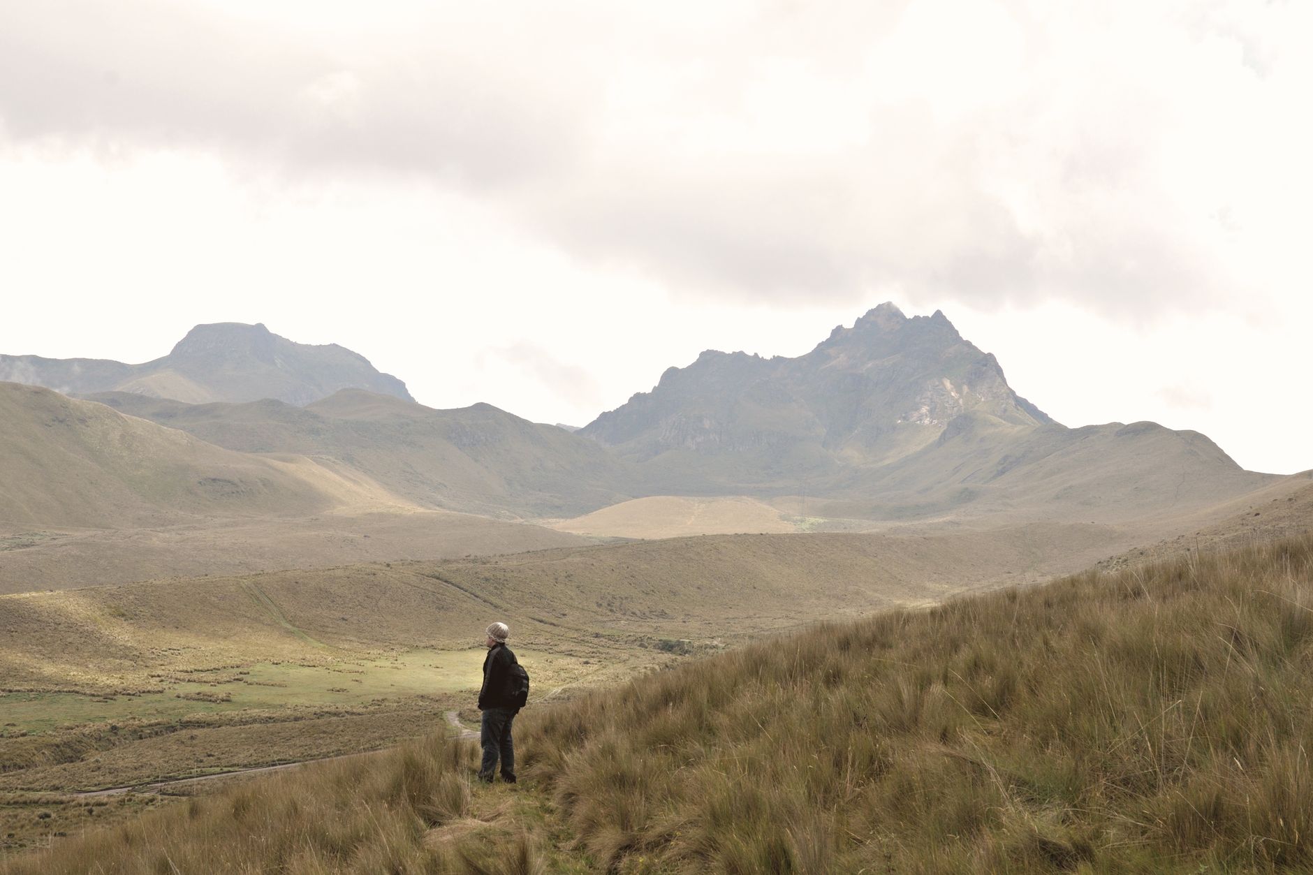 Andes mountains landscape of Ecuador
