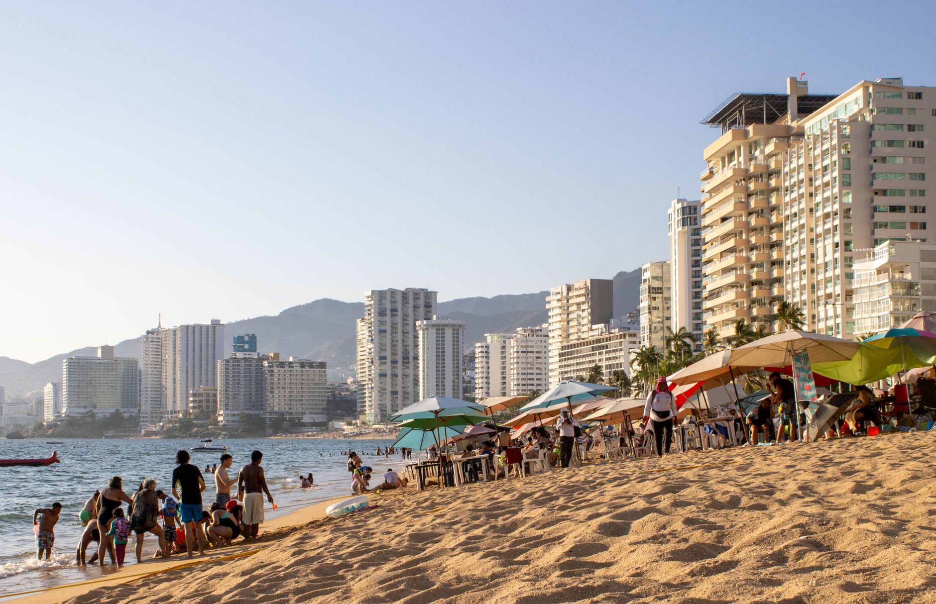 Acapulco resort skyline along Mexico's Pacific coast