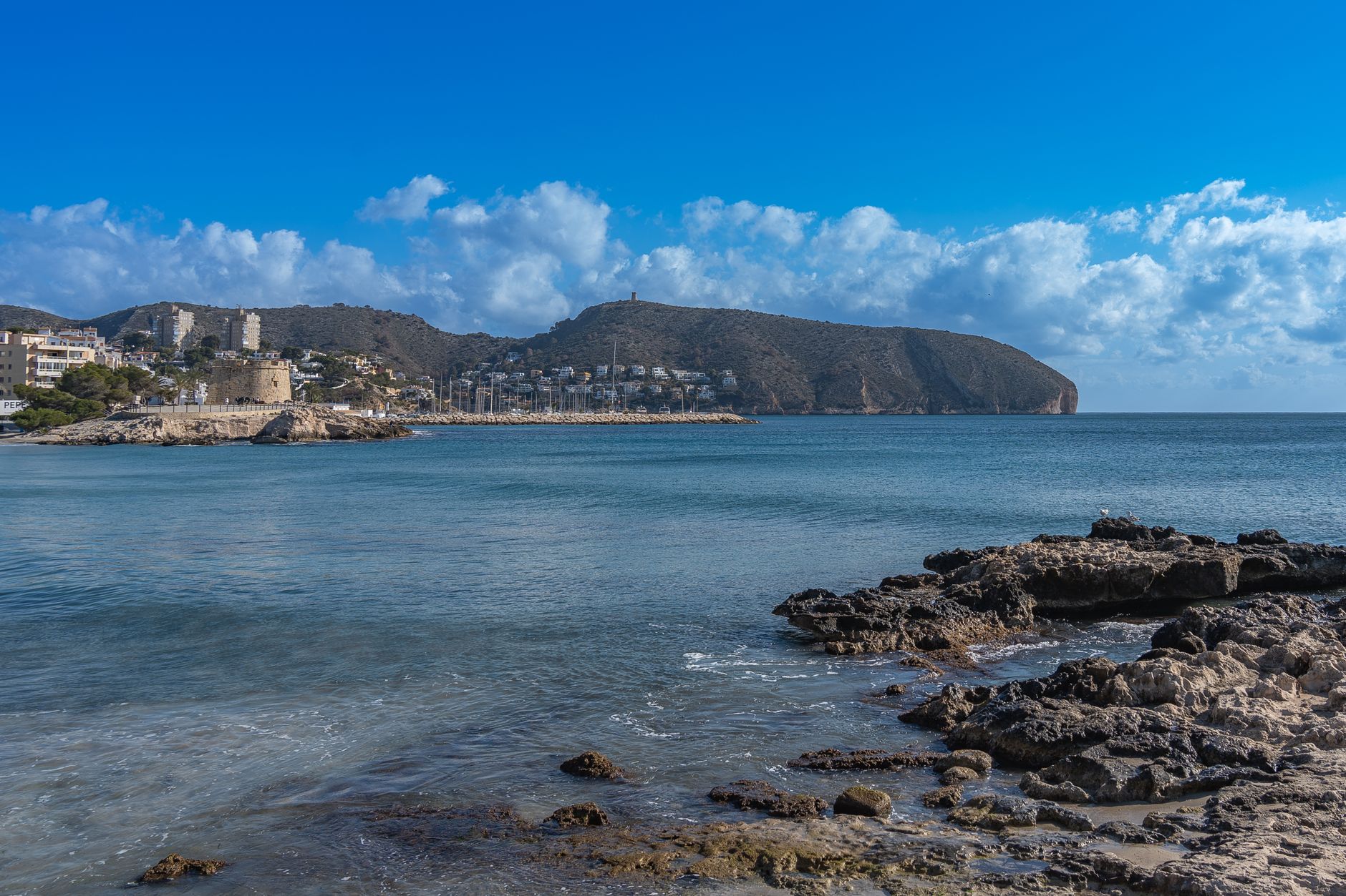 Costa Blanca beach near Alicante, in Spain's most seismically active region
