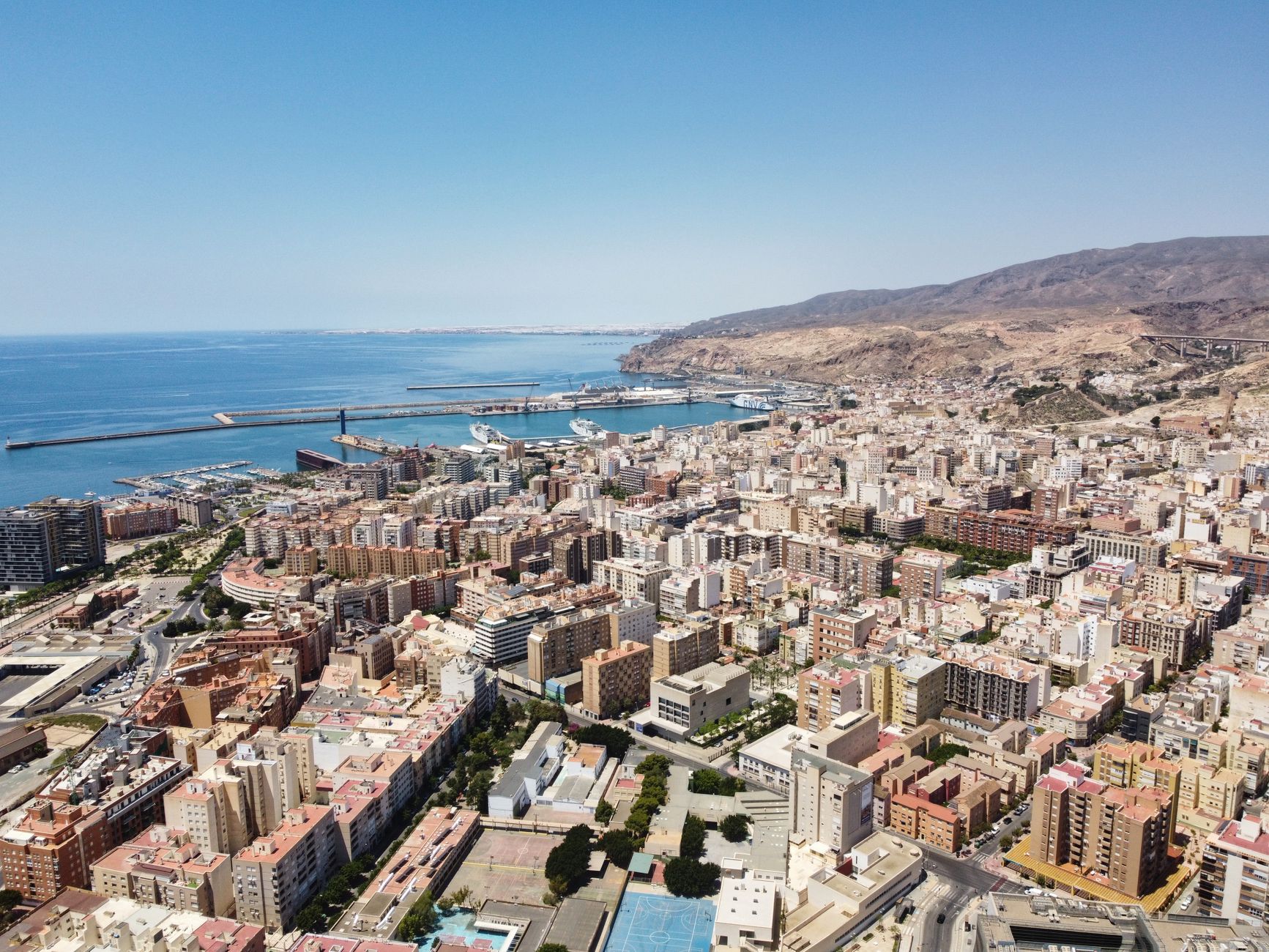 City of Almería, Spain, in the country's most seismically active region