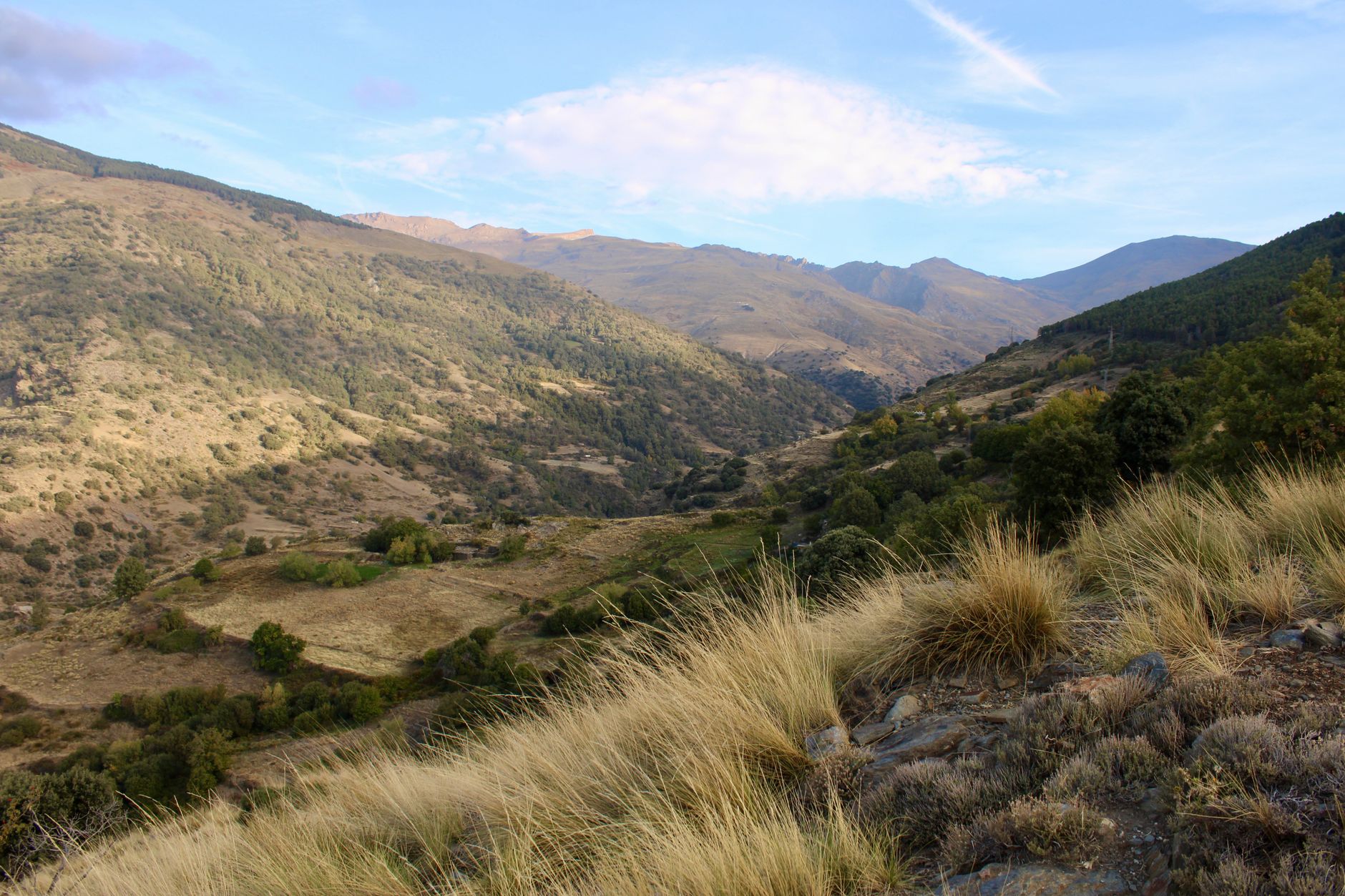 Alpujarras mountain landscape in Almería province, Spain