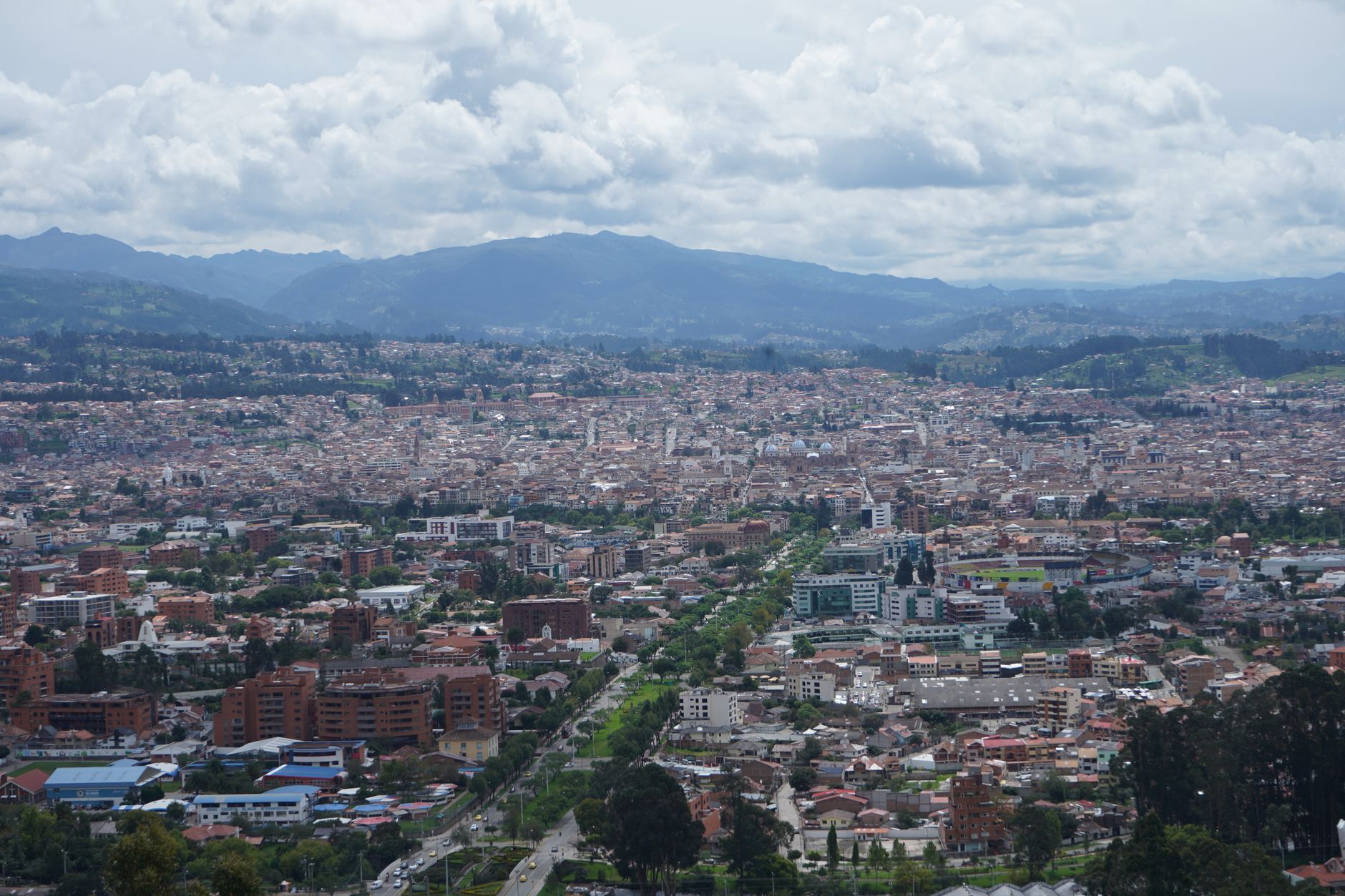 Ambato, capital of Tungurahua province, in Ecuador's inter-Andean valley