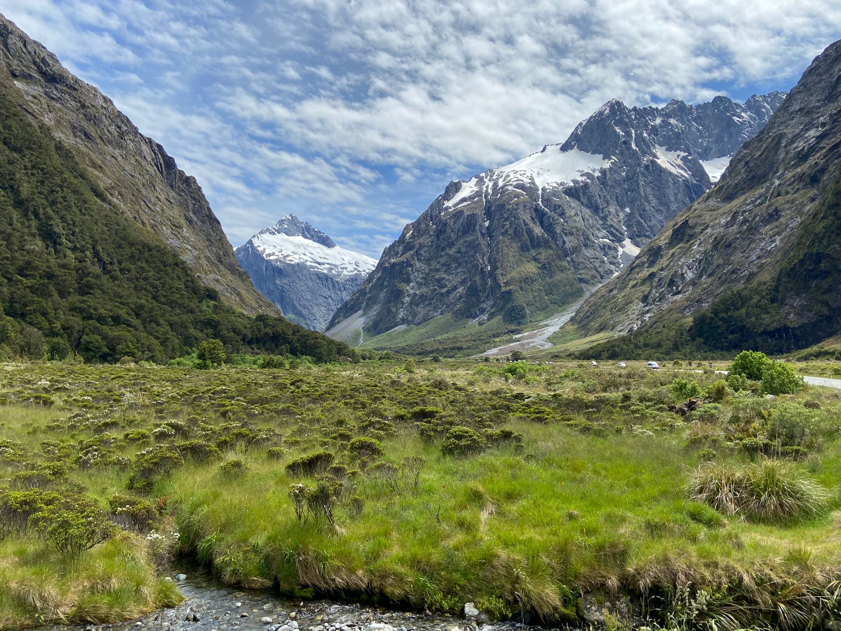 Earthquake damage landscape
