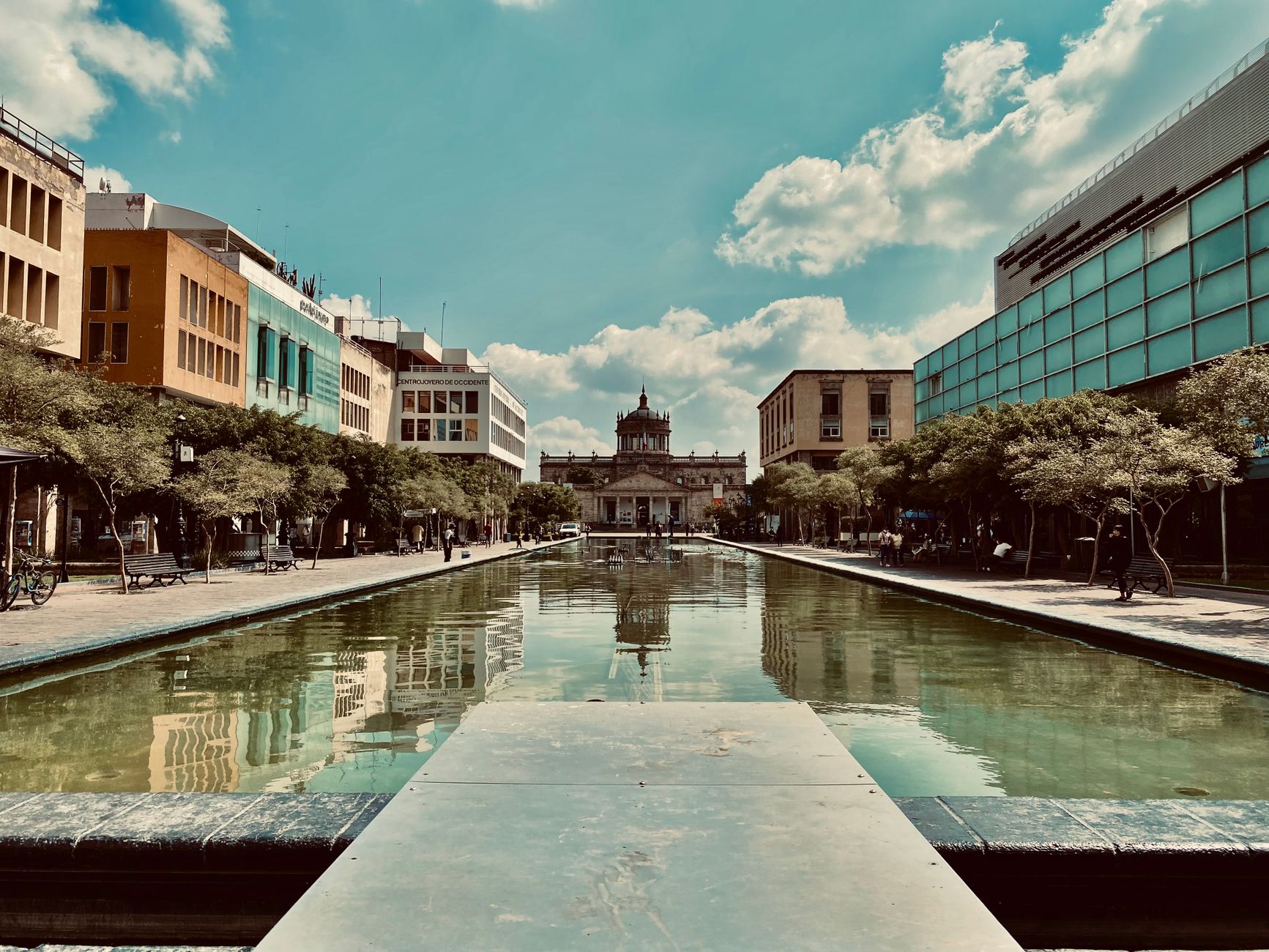 Historic colonial center of Guadalajara, capital of Jalisco