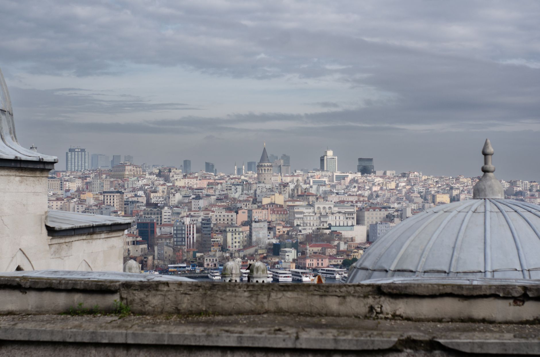 Tejados del casco antiguo de Estambul, sobre la falla Norte de Anatolia