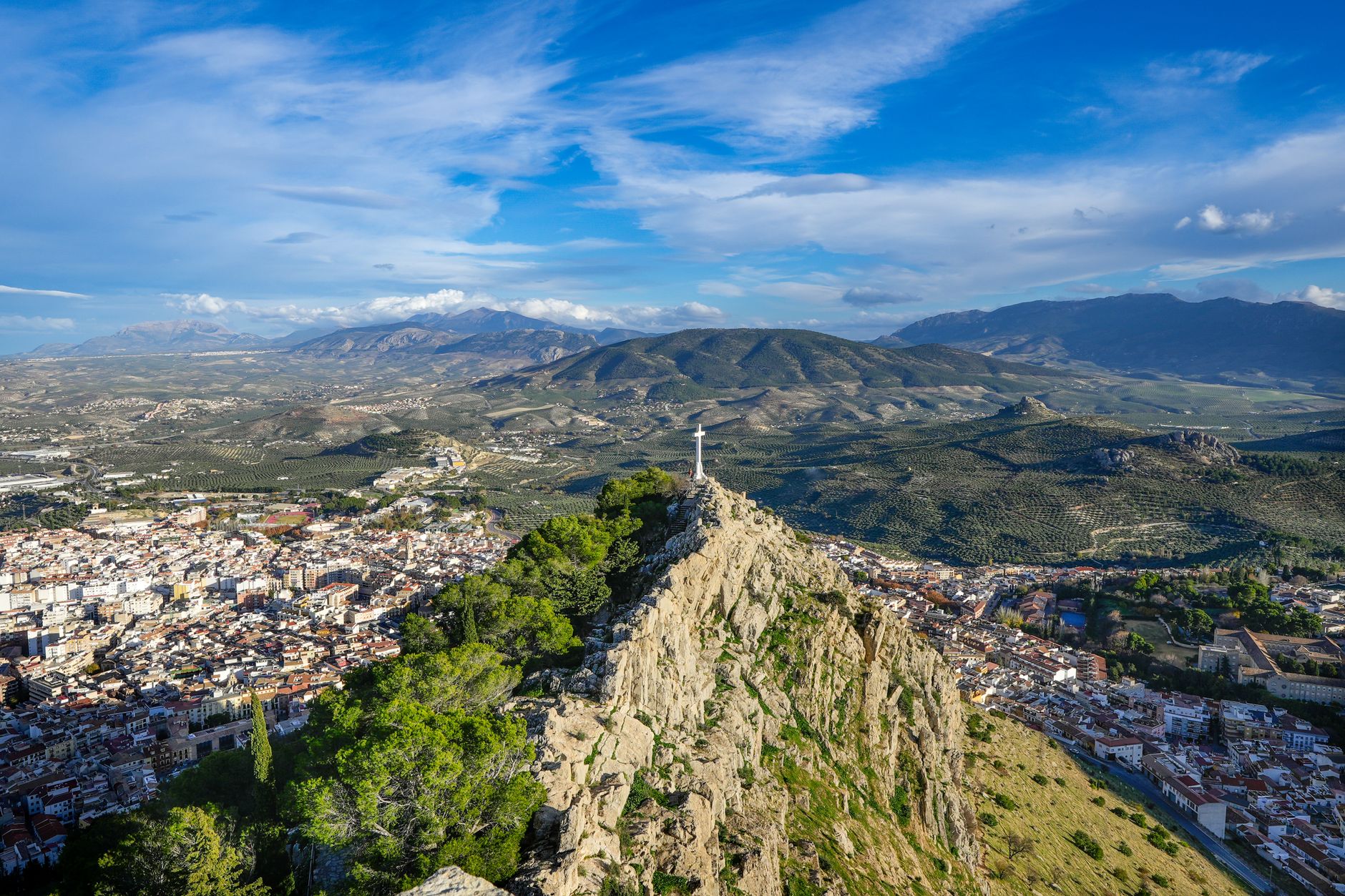 Sierra mountains of Jaén province, part of Spain's active Betic range