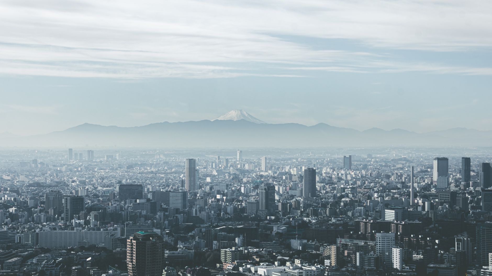 Tokyo cityscape skyline, Japan