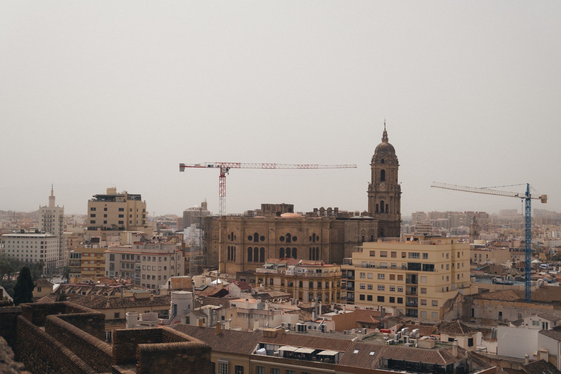 City of Málaga, Spain, on the Costa del Sol seismic corridor