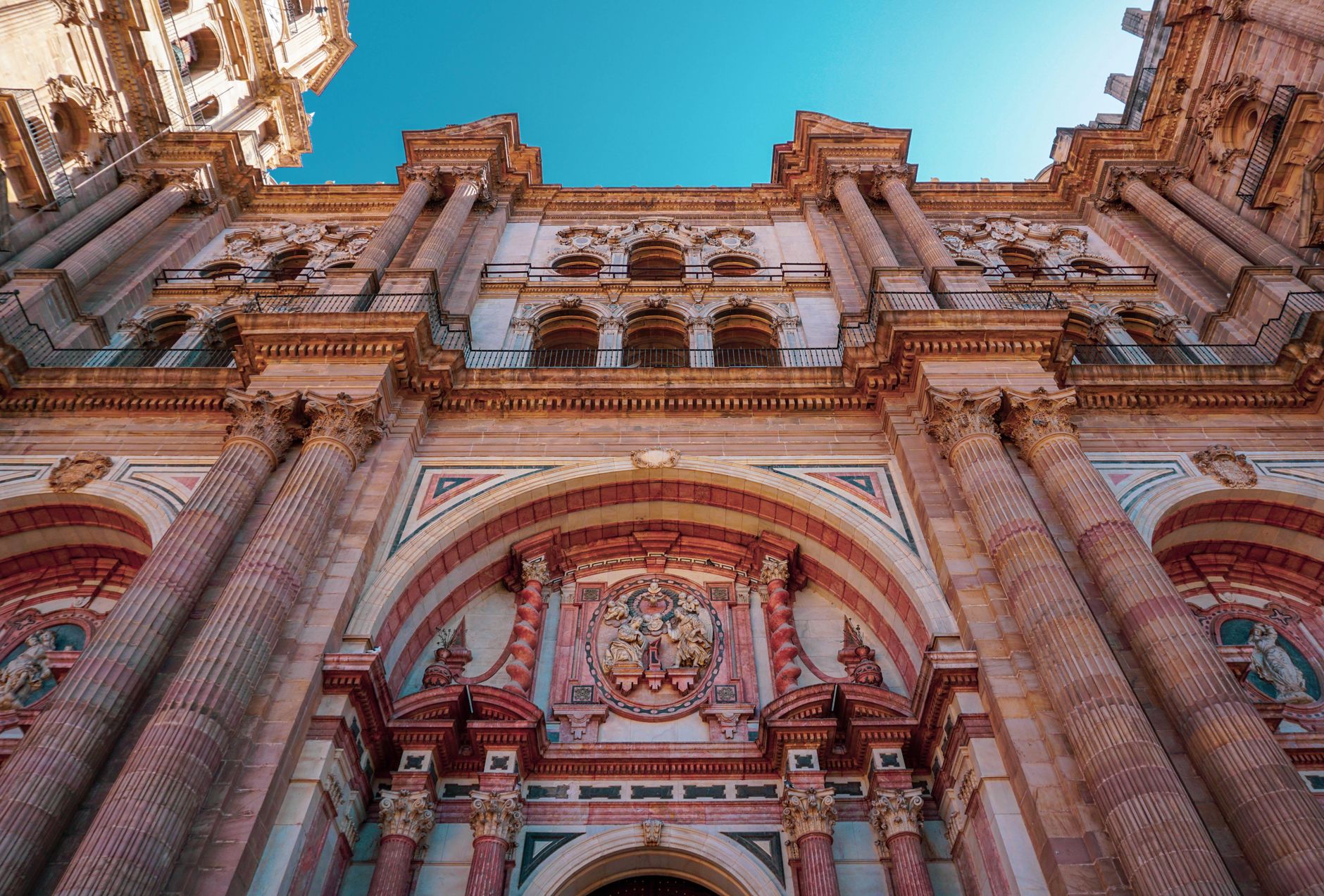 Málaga Cathedral, in a province with active Betic mountain faults