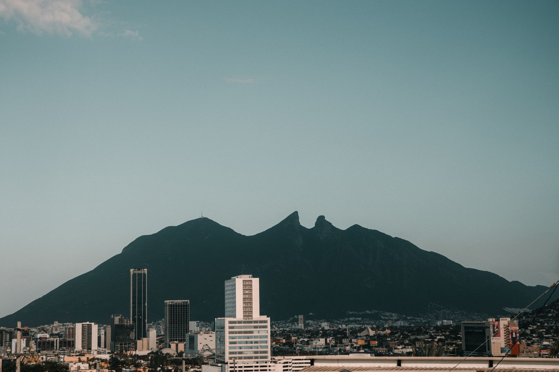 Cerro de la Silla, the saddle-shaped mountain that is Monterrey's landmark