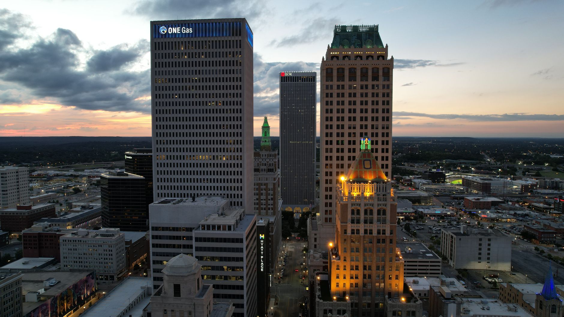 Oklahoma City skyline, United States