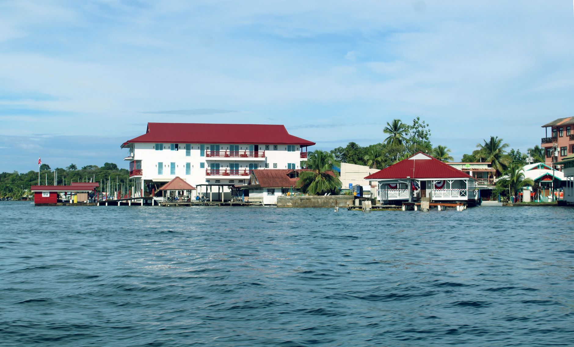 Coastline of Bocas del Toro, Panama, near the epicentre of the 1991 Limón earthquake