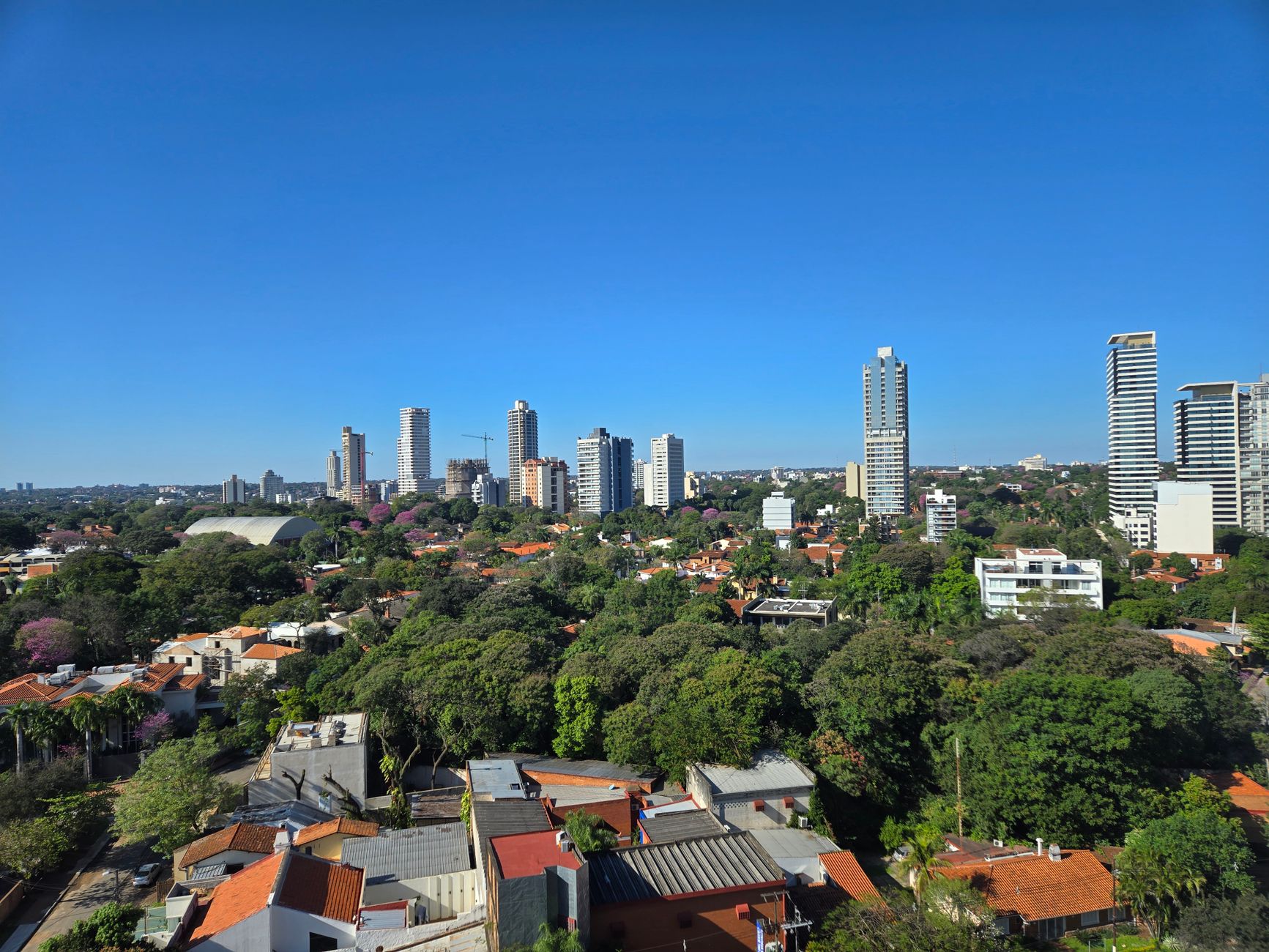 Asunción, Paraguay's capital, on the Paraguay River in stable interior South America
