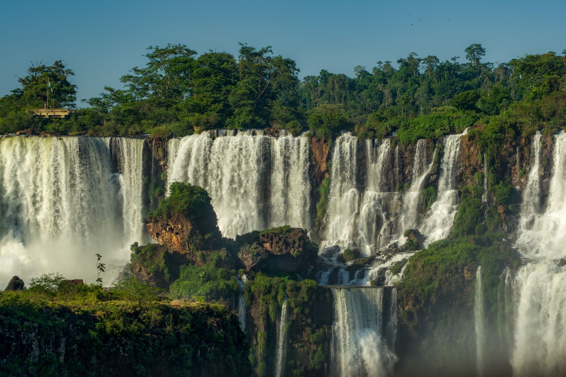 Paraguay landscape and nature, far from plate boundaries and seismic hazard
