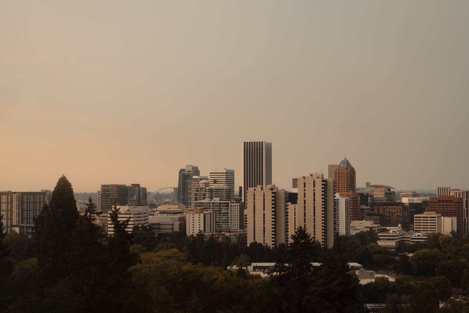 Portland skyline, Oregon