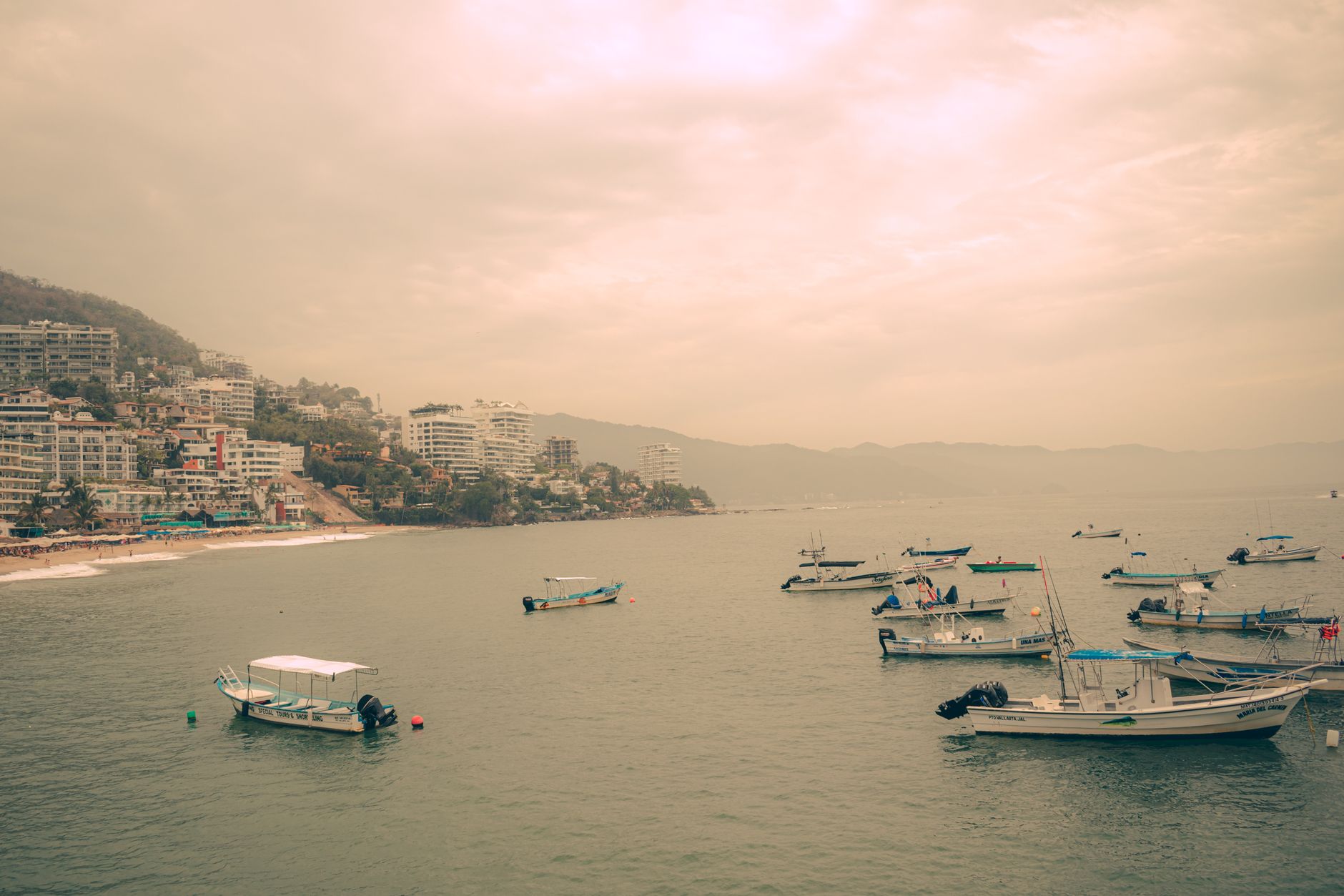 Banderas Bay coastline in Jalisco, near the Rivera plate boundary