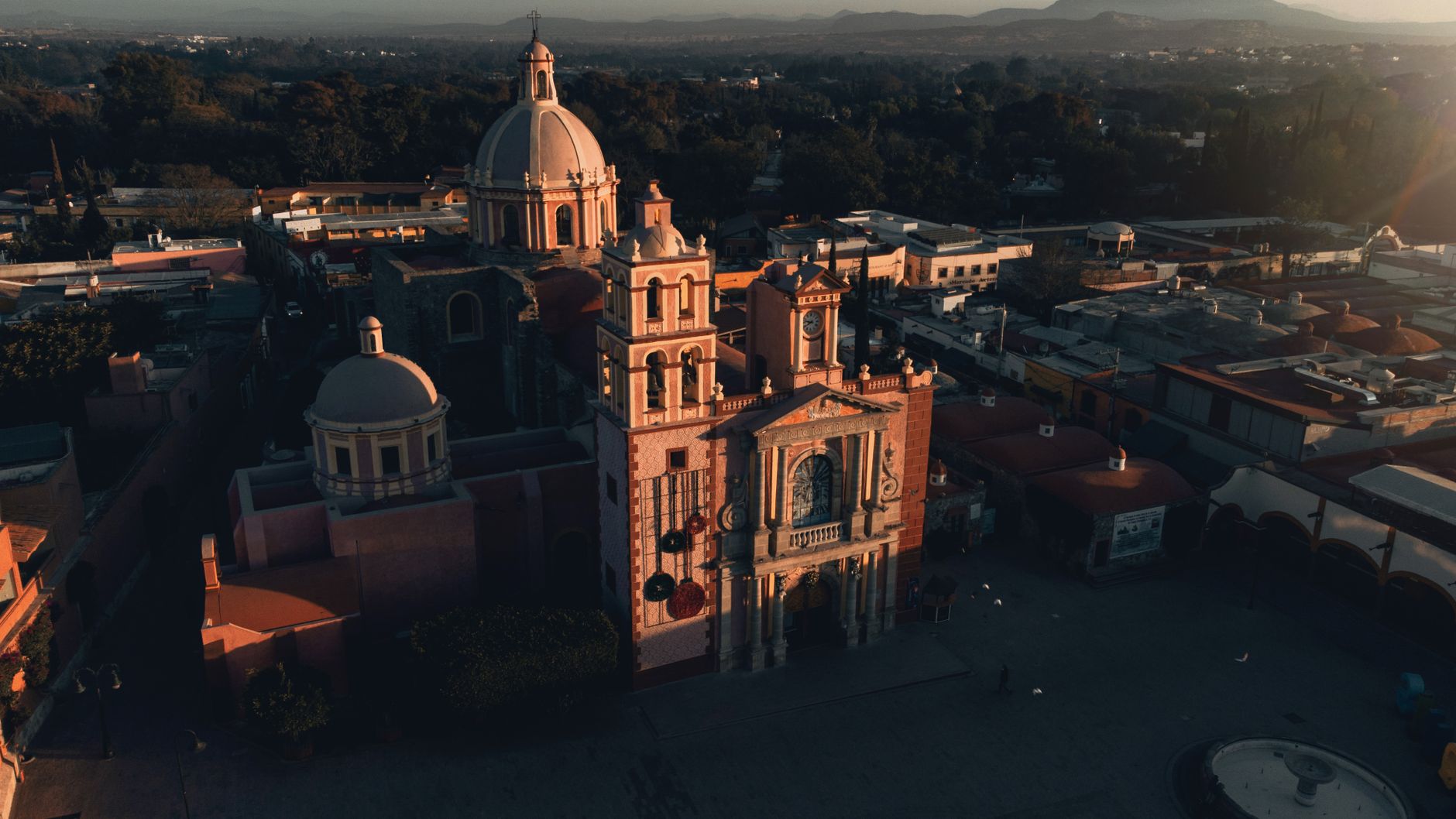 Historic downtown streets of Querétaro, central Mexico