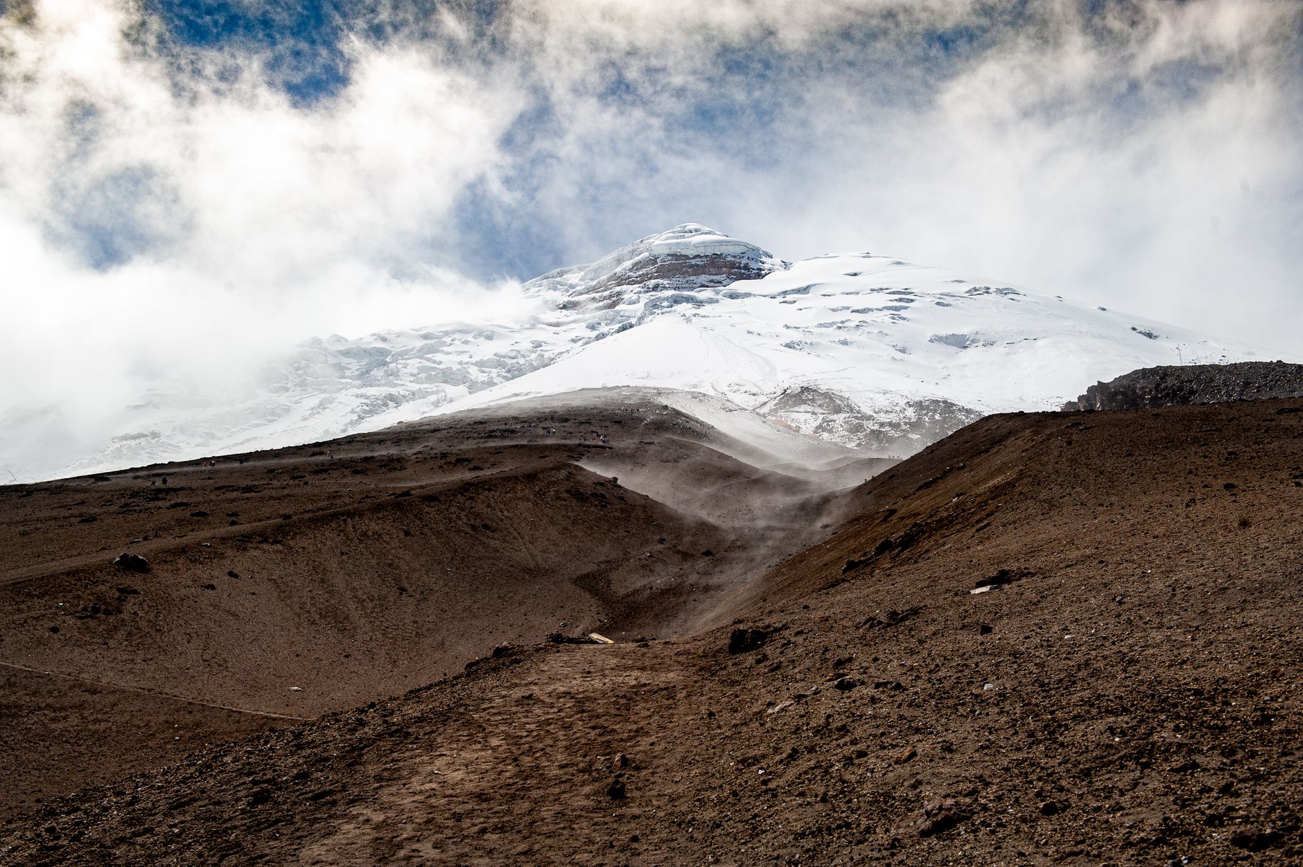 Andean volcano near Quito, Ecuador