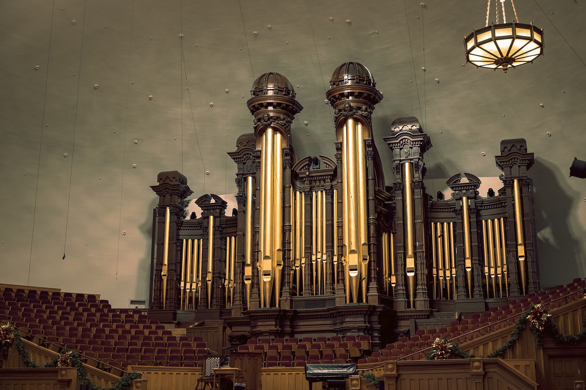 Temple Square en el centro de Salt Lake City