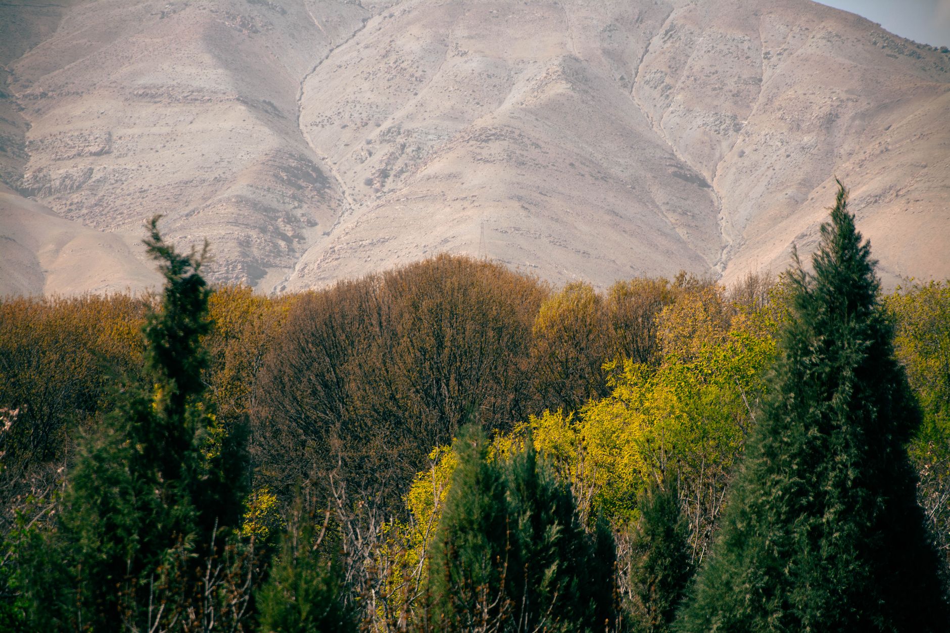 Montes Alborz, al norte de Teherán, Irán