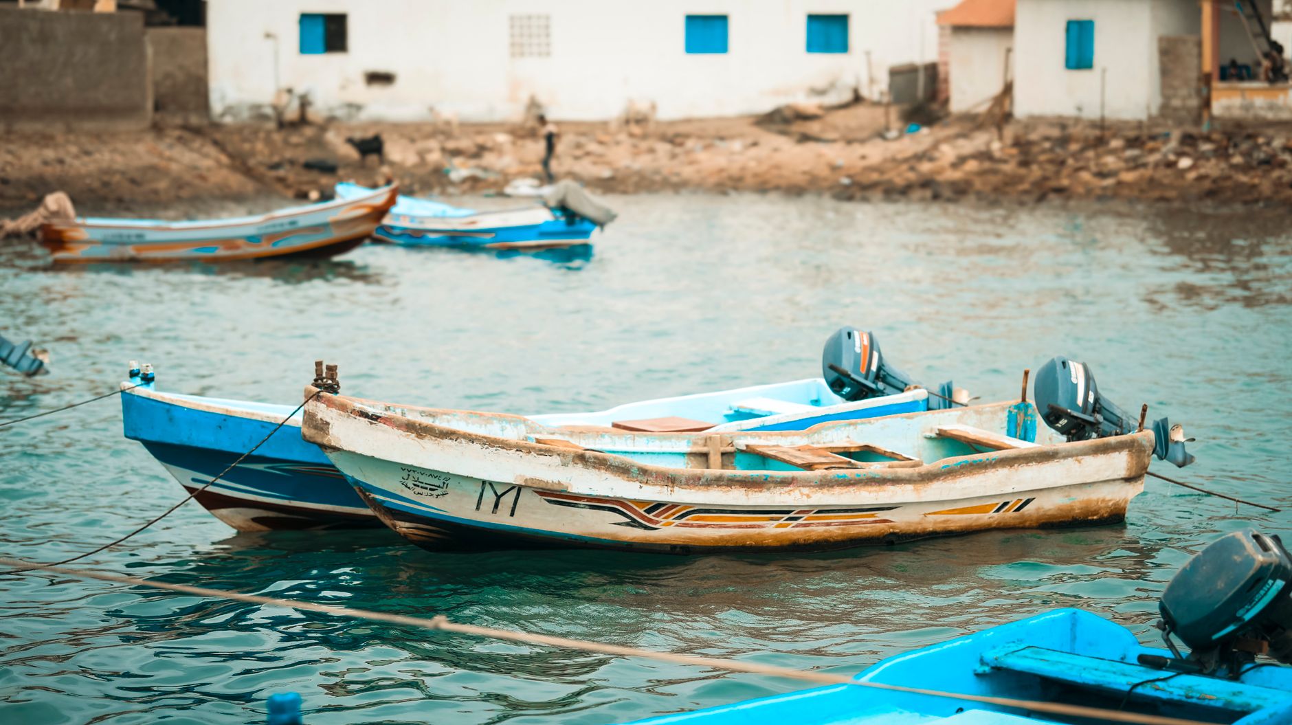 Fishing harbour on the Peruvian coast, the kind of community devastated by the 2007 Pisco earthquake and tsunami